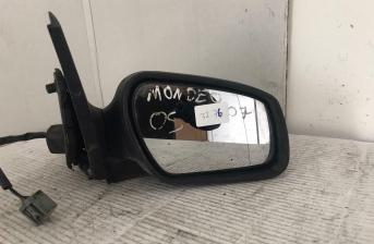 FORD MONDEO MK3 2004 DRIVER ELECTRIC BLACK WING DOOR MIRROR