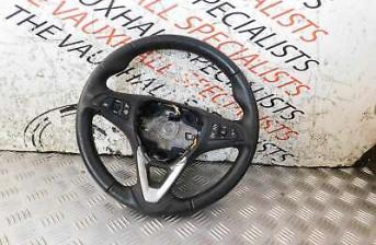 VAUXHALL CORSA E 15-ON STEERING WHEEL WITH CONTROLS 3911600 26708 *SCUFFS