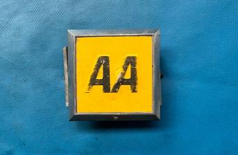 Metal AA Car Grill Badge
