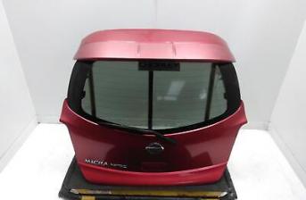 NISSAN MICRA Boot Lid Tailgate 2010-2017 Hatchback RED AY4