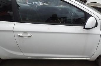 HYUNDAI I20 2012-2014 DOOR DRIVERS RIGHT FRONT 3 Door Hatchback White