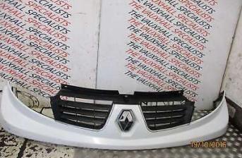 RENAULT TRAFIC 07-14 FRONT BUMPER UPPER RADIATOR GRILL PANEL WHITE 93856148