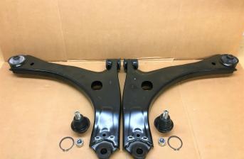 PAIR OF FRONT WISHBONE CONTROL ARMS & BALL JOINTS FOR TRANSIT MK8 2014-on
