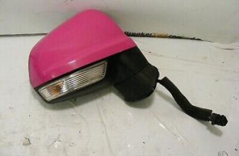2015 MG3 O/S/F DRIVERS DOOR ELECTRIC MIRROR PINK  ( from a white car )
