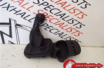 VAUXHALL CORSA D 06-14 5 SPEED GEARSTICK WITH CUP HOLDER TRIM 13205815 9544