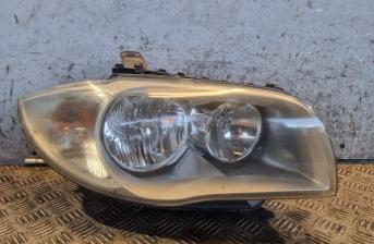 BMW 1 SERIES HEADLIGHT FRONT RIGHT OSF 692448812  2.0L DSL MANUAL  118D E87 2007