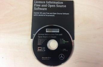 Mercedes E Class Licence Information Open Source Software A2138277000 W213 2018