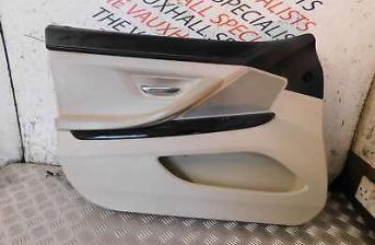 BMW 6 SERIES 640D COUPE F06 12-18 PASSENGER N/S/F LEATHER DOOR CARD 40154271