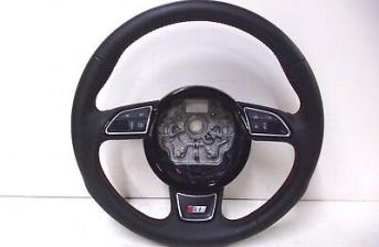 GENUINE AUDI S1 SPORTBACK LEATHER MULTIFUNCTION STEERING WHEEL WITH RED STITCH
