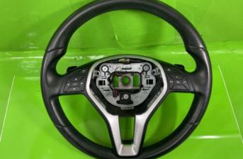 MERCEDES W246 MULTI FUNCTION STEERING WHEEL LEATHER PUDDLE SHIFTS 2011-2015