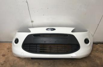 KA FRONT BUMPER FOR SPARES OR REPAIRS IN WHITE AS PICTURED 2008 2009 - 2016 U23