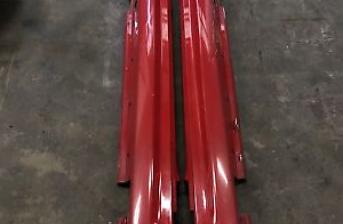 Mini Hypersport Side Skirts Sill Pair R56 Cooper S Chilli Red Ref BT1