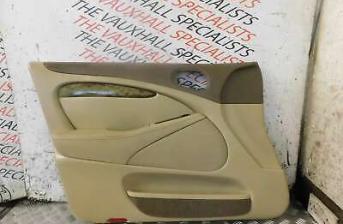 JAGUAR S TYPE V6 X204 SALOON 00-08 PASSENGER N/S/F LEATHER DOOR CARD *RIPPED