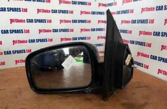 Kia Sorento 2005 passenger electric black & chrome wing door mirror