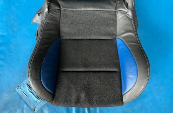 MG ZS & ZT Right Side Front Seat Base Cushion (Black/Blue Monaco) 2001 - 2007