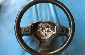 Rover 25 Black Leather Steering Wheel (Part #: QTB001110PMP)