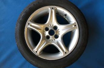 MG F // MG TF 15" 5 Spoke Alloy Wheel (Part #: RRC108060) With 185/55/R15 Tyre