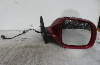 AUDI Q7 BASE 2007 DRIVER SIDE WING MIRROR IN RED