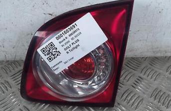 VOLKSWAGEN GOLF PLUS 2005-2009 DRIVERS RIGHT REAR TAIL LIGHT LAMP Hatchback