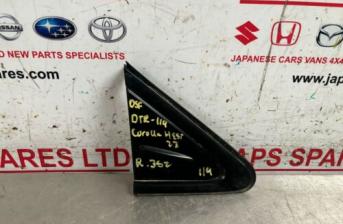 TOYOTA COROLLA HYBRID MK12 FRONT DRIVER WING TRIANGLE COVER DTR 119 REF352