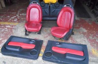 FIAT 500 ARBARTH SET OF LEATHER SEATS AND DOOR CARDS 2007-2016