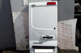VAUXHALL VIVARO TRAFIC 2014-2019 LEFT REAR N/S/R TAILGATE DOOR WHITE VS889