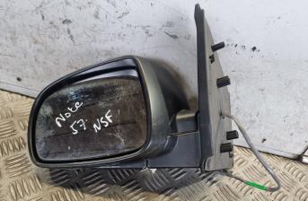 NISSAN NOTE WING MIRROR BLACK FRONT LEFT NSF 0205021 NOTE 2007