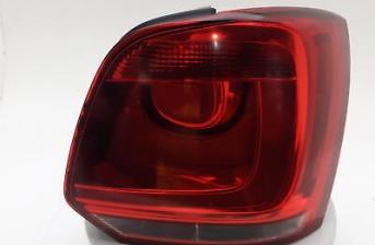 VOLKSWAGEN POLO Tail Light Rear Lamp O/S 2009-2014 3 Door Hatchback RH