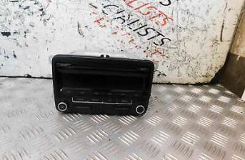 VOLKSWAGEN POLO S HATCHBACK 09-17 STEREO RADIO CD PLAYER HEAD UNIT 5M0035186L