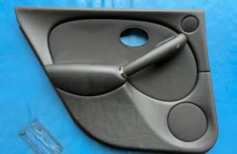 Rover 75 & MG ZT Left Side Rear Door Card (Ash Grey Leather/Cloth) 2001 - 2004