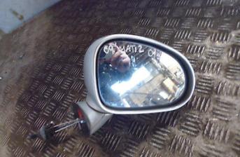 2009 CHEVOLET DAEWOO MATIZ OS OFF SIDE DRIVERS MANUAL WING MIRROR IN SILVER