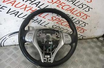 NISSAN X-TRAIL 13-ON LEATHER STEERING WHEEL WITH CONTROLS 23214