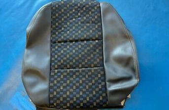 MG ZR 3 Door Left Side Front Seat Back Cushion Cover Blue/Yellow Matrix