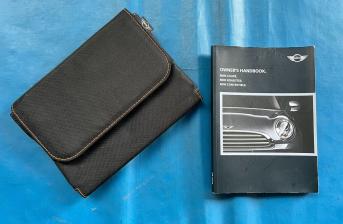 BMW Mini Cabriolet Roadster Coupe Owners Manual Handbook (2918976) R57/R58/R59