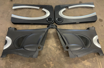 Mini Door Cards Front And Rear Silver R56 Cooper S Jcw REF:KN59