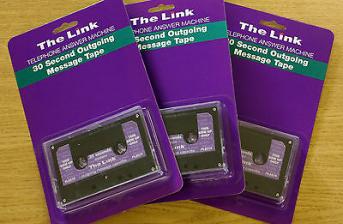 ✅ 3 x The Link 30 Second Endless Loop Answering Machine Message Cassette Tape