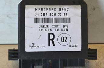 Mercedes C Class Door Control Module Right Rear 2038202285 W203 2001-2007