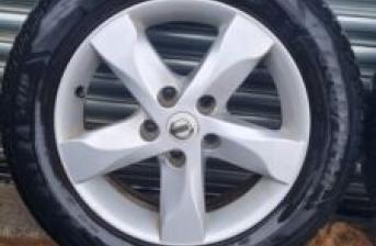 NISSAN QASHQAI J10 2011 ALLOY SPARE WHEEL NOT SPACE SAVER SIZE 215/60/16