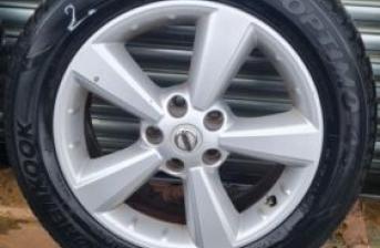 NISSAN QASHQAI 2008 ALLOY SPARE WHEEL NOT SPACE SAVER SIZE 215/60/17