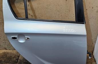 HYUNDAI i20 STYLE MK1 2012 5DR HB DRIVER SIDE REAR BARE DOOR IN SILVER