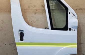FIAT DUCATO 35 LWB 2015 DRIVER SIDE FRONT BARE DOOR WHITE