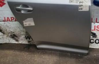 TOYOTA AVENSIS SALOON MK3 DRIVER RIGHT REAR DOOR SILVER RDR 89