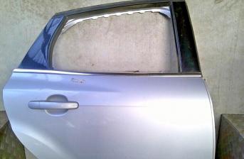 2011 FORD FOCUS HATCHBACK O/S/R RIGHT REAR DRIVERS SIDE DOOR CODE OB SILVER MK3