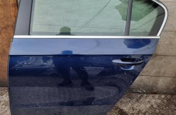 VW PASSAT DOOR SHELL BLUE REAR LEFT NSR 2.0L DIESEL MANUAL SALOON 2013
