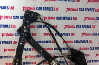 VW POLO 5DR 2011 DRIVER SIDE FRONT WINDOW REGULATOR AND MOTOR 6R0959802R