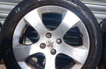 PEUGEOT 3008 ALLOY SPARE WHEEL NOT SPACE SAVER SIZE 225/50/17 7.5JX17