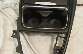 2013 BMW 3 SERIES  CENTRE CONSOLE TRIM WITH CUP HOLDER AND ACCESSORY SOCKET