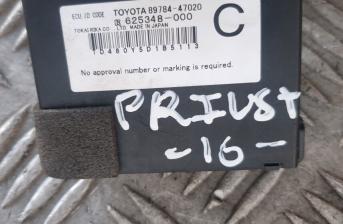 Toyota Prius Plus Immobilizer Control Module 2016 PRIUS HYBRID Part N 897844702