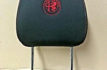 ALFA ROMEO GIULIETTA FRONT SEAT CLOTH HEADREST HEAD REST IN BLACK  2014 - 2021