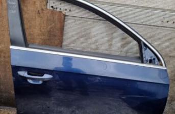 VW PASSAT DOOR SHELL BLUE FRONT RIGHT OSF 2.0L DIESEL MANUAL SALOON 2013